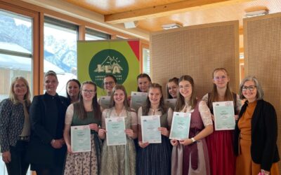 Erfolgreicher Abschluss der Ausbildung zur Jungsommelière Österreich